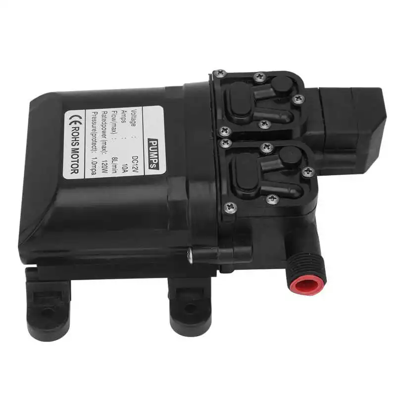 DC 12V 120W High Pressure Self Priming Diaphragm Water Pump with Automatic Switch | Обустройство дома