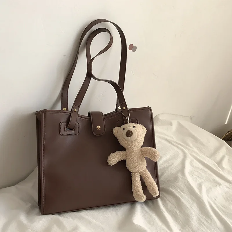 

Korean Version Women's 2021 New Chaowang Hongtuote Bag Niche Design Large Capacity Bag Student Class Bag