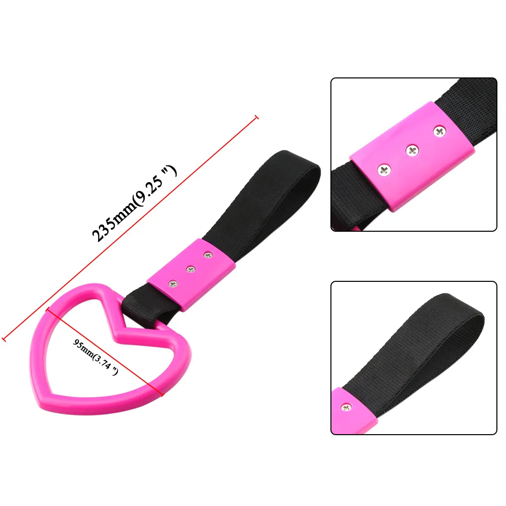 Tsurikawa кольцо в форме сердца JDM ручка для поезда и автобуса ремешок дрифта