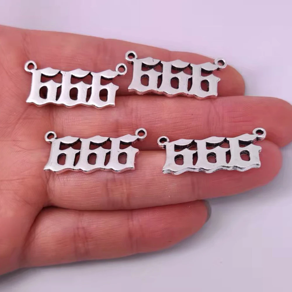 50 шт. минималистичные Подвески с цифрами и ангелом | Украшения аксессуары