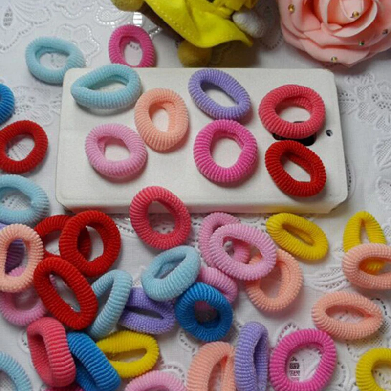 Gorros el&aacute;sticos para ni&ntilde;as, Color caramelo, 90 unids/pack-5