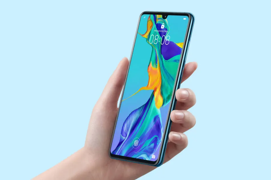 Huawei P30, 8 ГБ ОЗУ, 128 Гб ПЗУ, смартфон Kirin 980, четыре ядра, мобильный телефон, экран 6,1 дюйма, 40 МП, 3 камеры, Android 9, NFC, супер зарядка