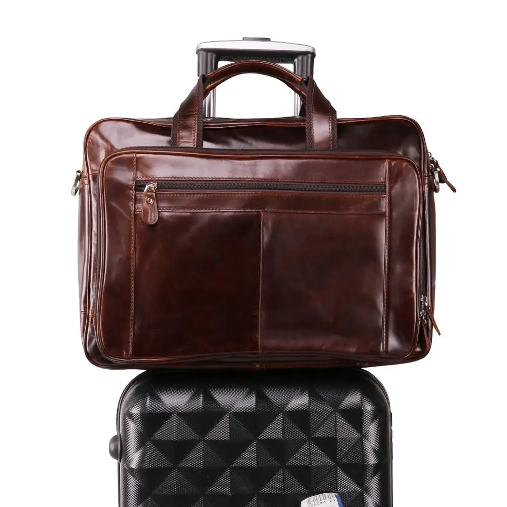 JOGUJOS новый мужской портфель из натуральной кожи роскошная сумка для ноутбука