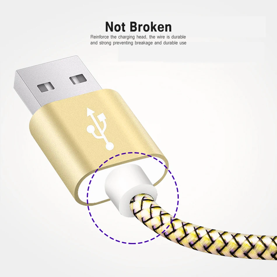 Usb type-C кабель для быстрой зарядки мобильного телефона Android для huawei P20 Lite Pro Синхронизация данных зарядный нейлоновый шнур для samsung Galaxy S9 S8