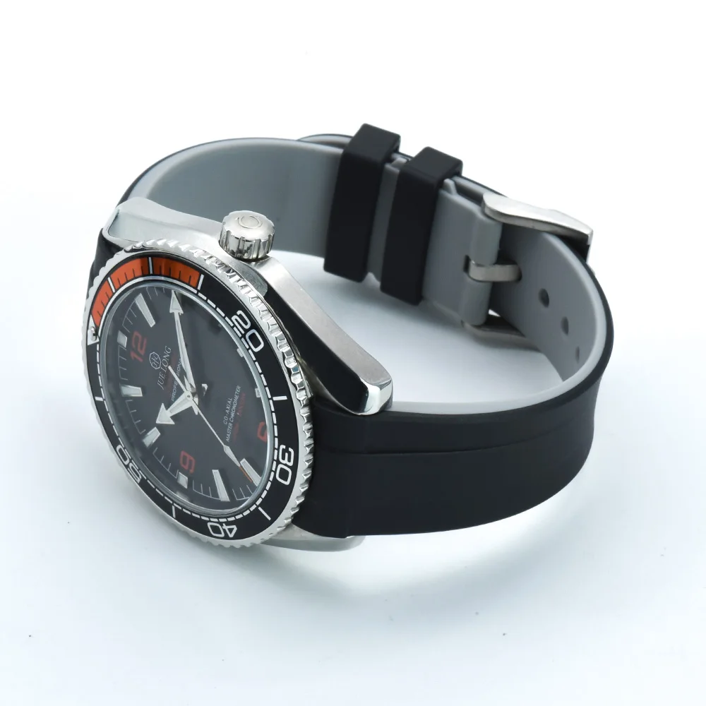 

Premium Quality Curved End Two-Color Silicone Rubber Strap 20mm 22mm Suitable For Omega Watches Waterproof Watchband Replacement