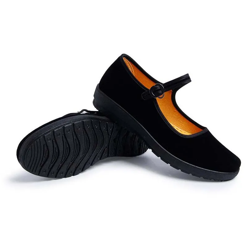 Женская обувь на плоской подошве 2021 в стиле Мэри Джейн с ремешком и пряжкой