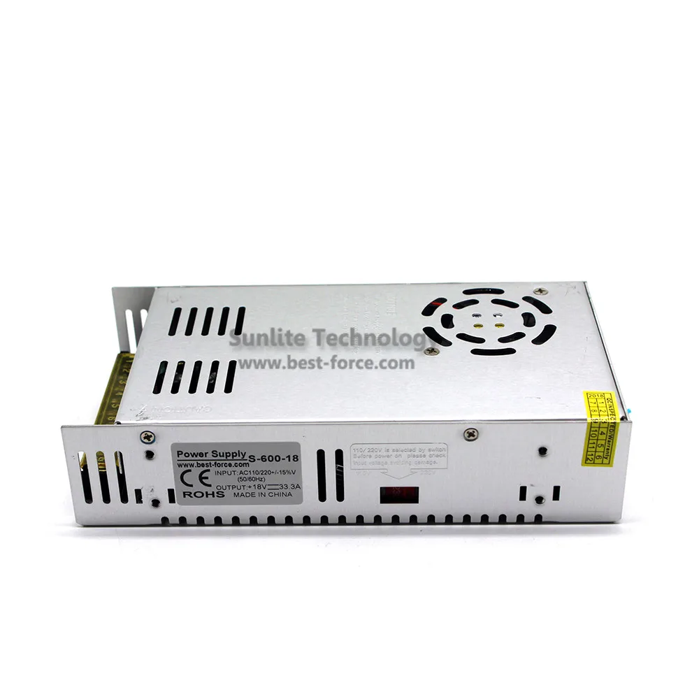 Новый дизайн 600 Вт 33 3a 18 в импульсный источник питания Трансформаторы 110 В 220