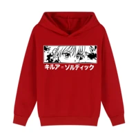 childrens hoodie kawaii manga hoodies sweatshirt killua zoldyck anime for teens loose hooded sweatshirt hoody pullover clothes