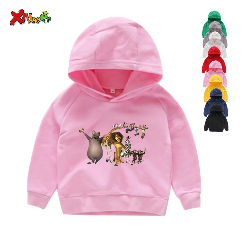 Детская одежда От 3 до 12 лет толстовки с капюшоном и свитшоты Новая Осенняя белая