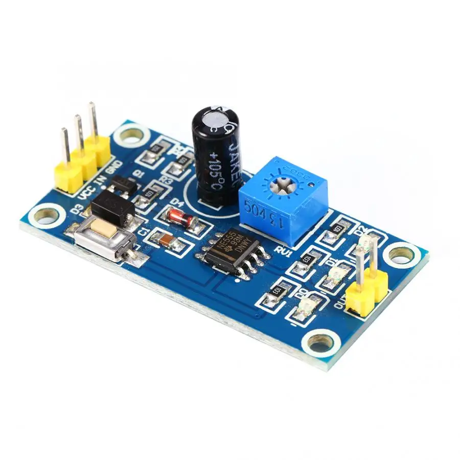 5-12V Time Delay Relay 0-120s Timer Controller Board NE555 Adjustable Module On-Board Test Button | Обустройство дома