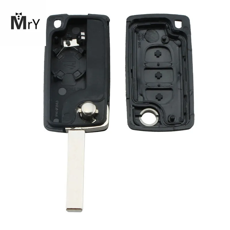 3 кнопки неразрезанное лезвие дистанционного ключа автомобиля ремонт чехол