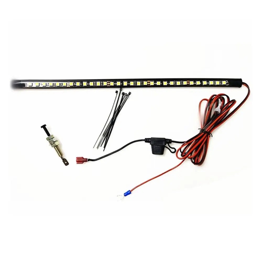 

1pc White Under Hood LED Light Strip Kit Automatic On/off IP67 Waterproof Panel Lights Applicable 12V Universal DIY Light Bar
