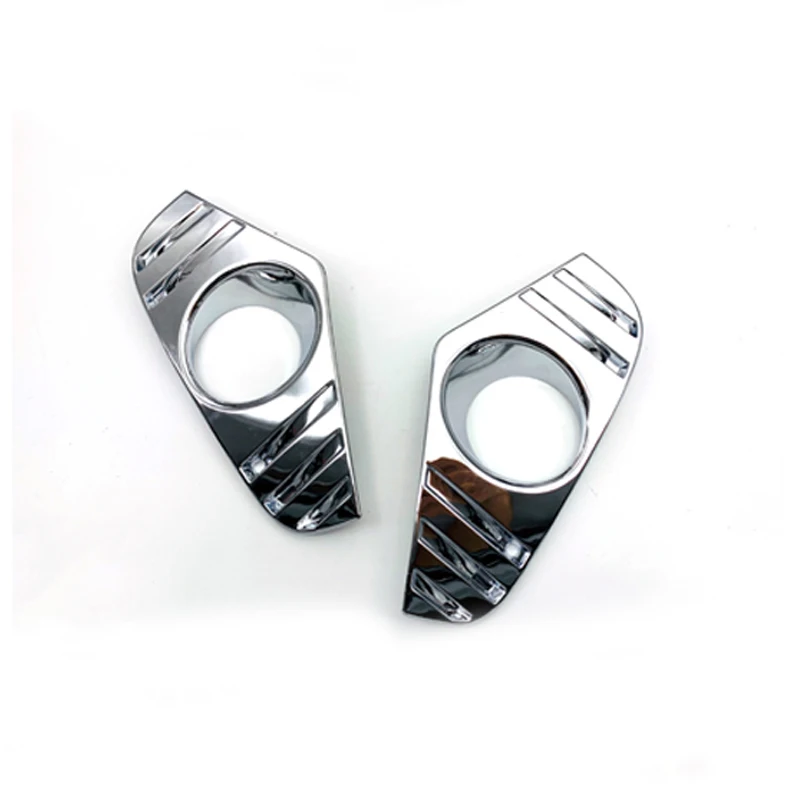 2 шт./компл. ABS Хромовая автомобильная пленка головы передние противотуманные