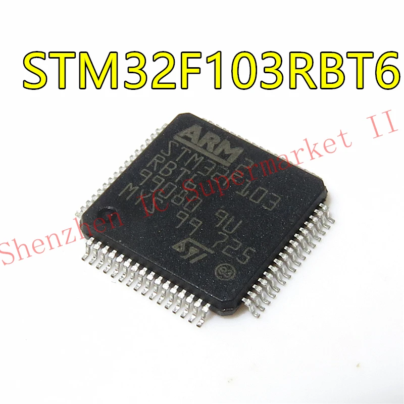1 шт. STM32F103RBT6 LQFP64 STM32F103 QFP64 QFP 32F103RBT6 32F103 новая и оригинальная интегральная