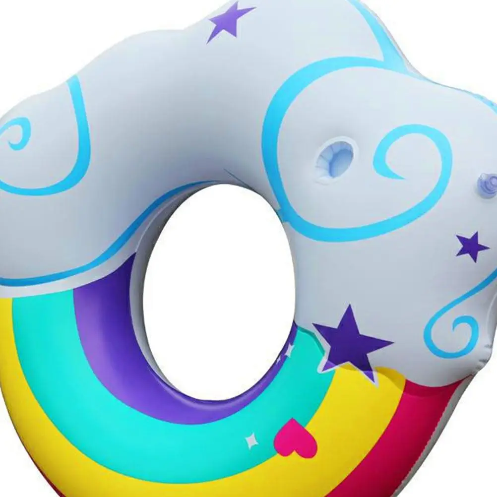 

1Pc Inflated Ring Swimming Tool Water Playing Ring for Water Pool Sea