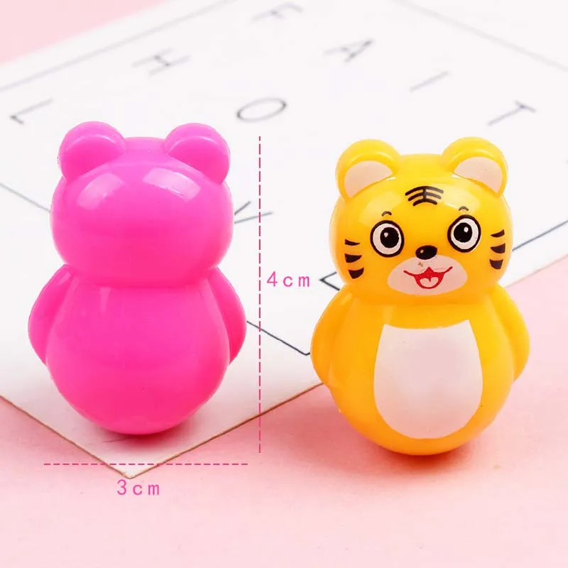 6 шт. Мультяшные куклы-стаканы с животными куклы для счастливой семьи реквизит