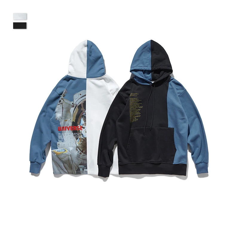 

Новинка 2020, толстовки с капюшоном, с резьбой, с манжетами, уличная одежда, индивидуальная строчка, с капюшоном, мужская мода, Зимний хип-хоп п...