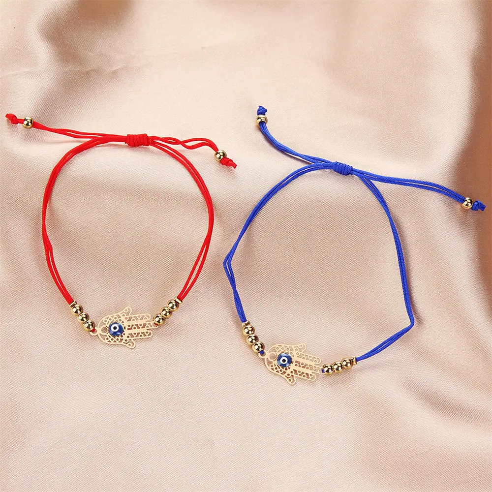 Золотой цвет нержавеющая сталь Ладонь Браслет 12 шт./лот в богемном стиле ручной