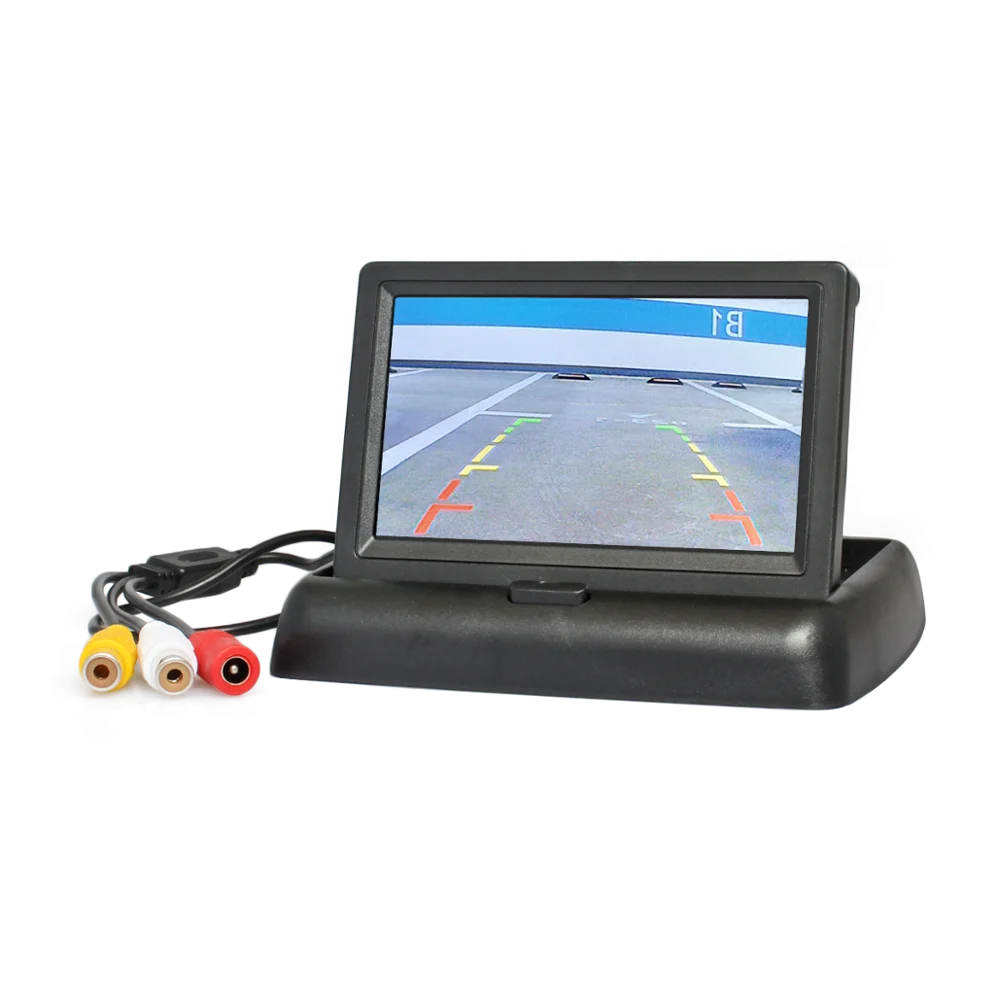 Камера заднего вида SMALUCK 4 3 дюйма ЖК-дисплей HD | Автомобили и мотоциклы