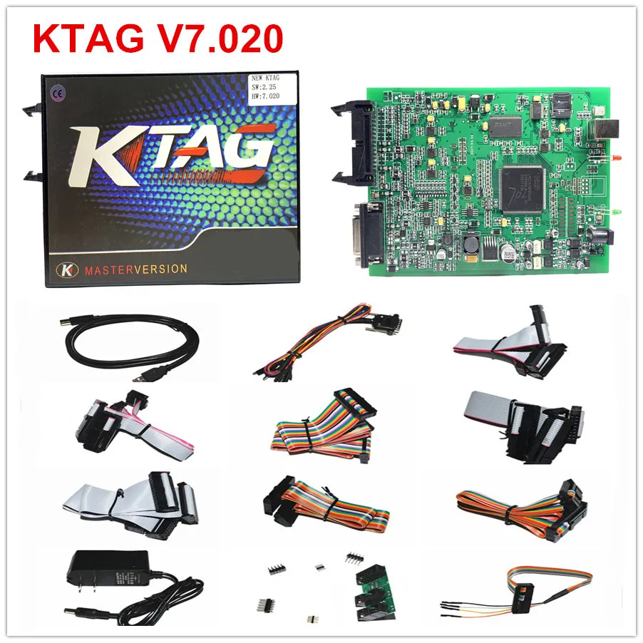 Новейший программатор Kess V2 V2.3 5 017 OBD2 + 7 020 FW K TAG ECU FGTECH Galletto 4 Master v54 светодиодный BDM