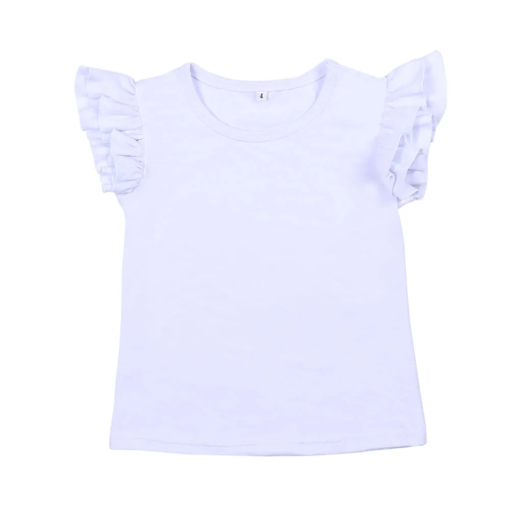 Girls flutter sleeve shirt Clearance