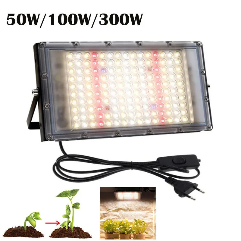 Led Plant Grow Light  Flower Growing Phyto Lamp Kit Full Spectrum 220v For Indoor Grow Tent Box Lighting P1