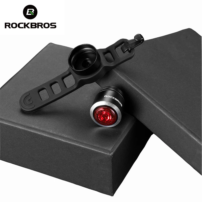 ROCKBROS водонепроницаемый умный велосипедный светильник USB перезаряжаемый IPX5