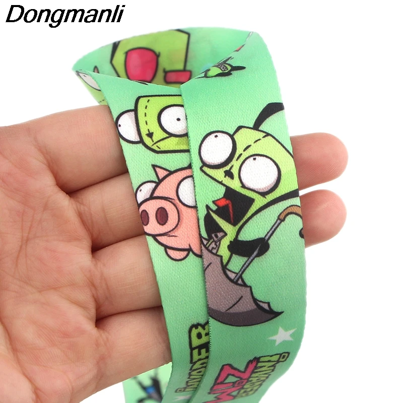 

DZ581 Alien Lanyards Id Badge Holder Keychain ID Card Pass Gym Mobile Badge Holder Key Holder KeyRings