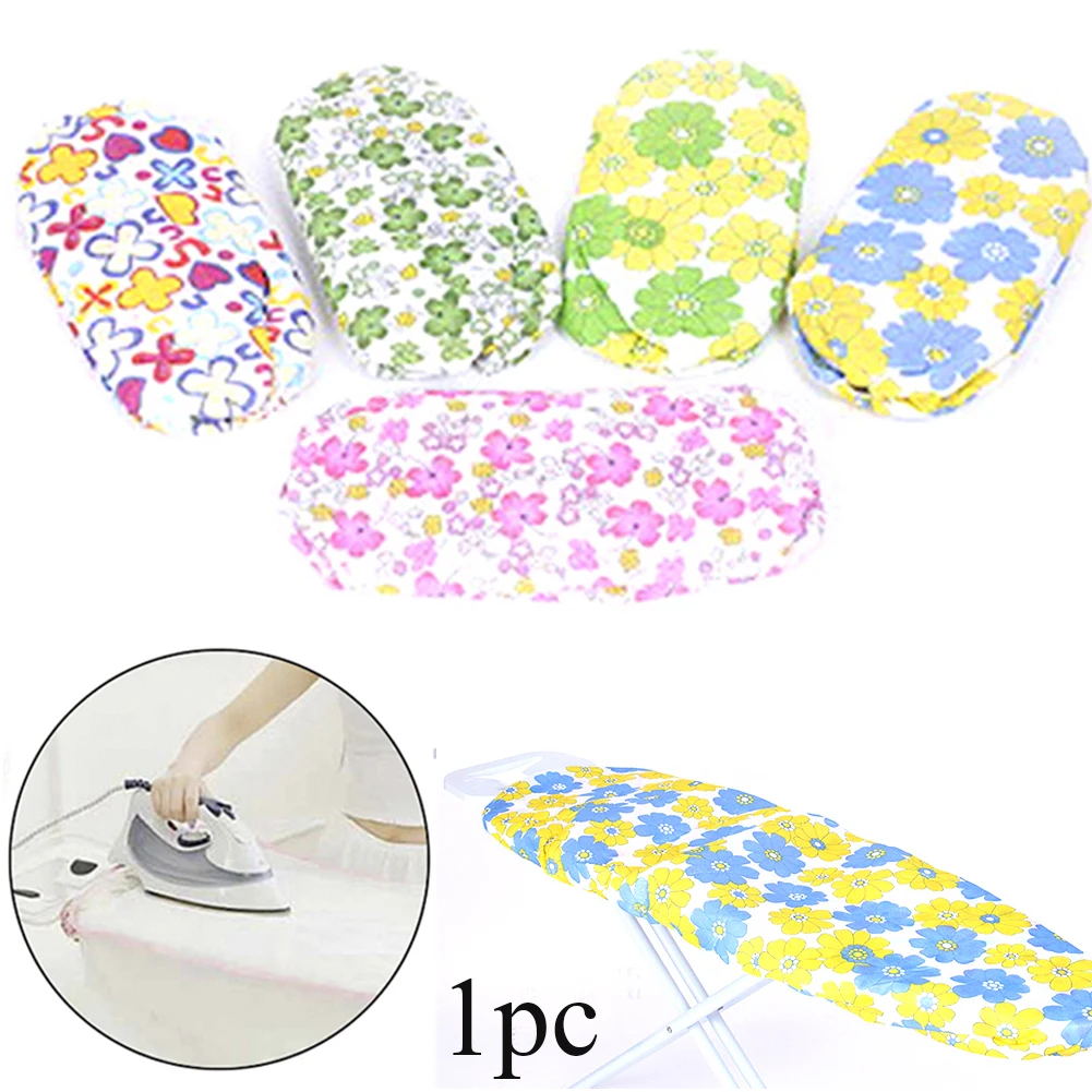 

Home Elastic Edge Replacement Washable Exquisite Heat Resistant Protective Durable Ironing Board Cover Lightweight Floral Print
