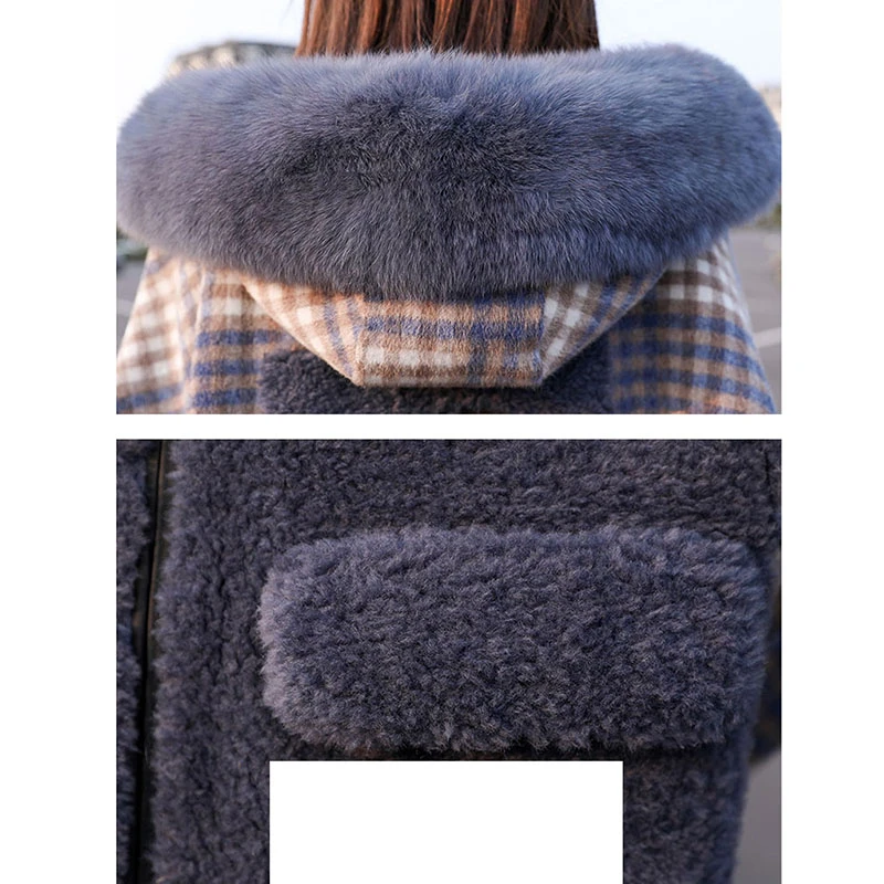 2020 женская зимняя куртка короткое пальто из искусственной шерсти толстое теплое