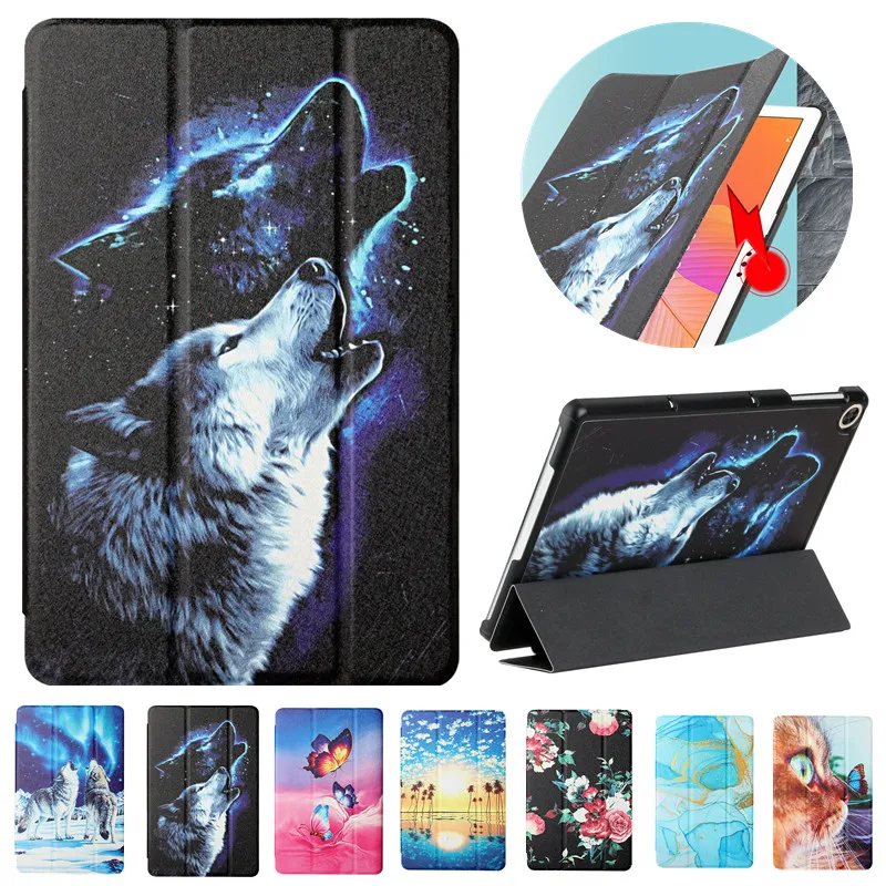 Чехол для iPad Mini 6 2021 8 3 дюймов чехол планшета детский мультяшный Кот волк тигр 5 4 2 1