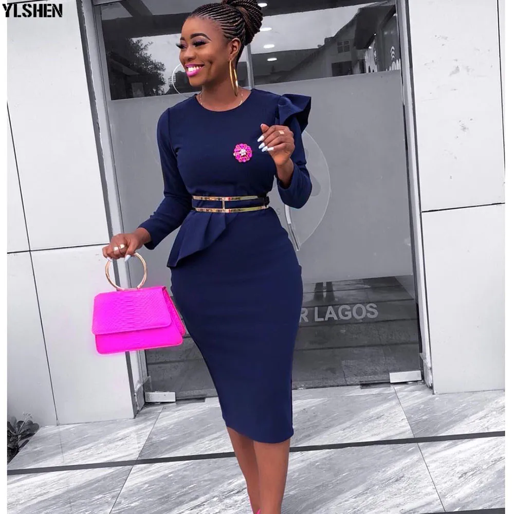 Платья в африканском стиле для женщин 2019 африканская одежда Летние Элегантные