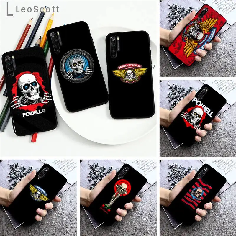 Powell Peralta Phone Case For Xiaomi Redmi note 7 8 9 pro 8T 9S Mi Note 10 Lite pro