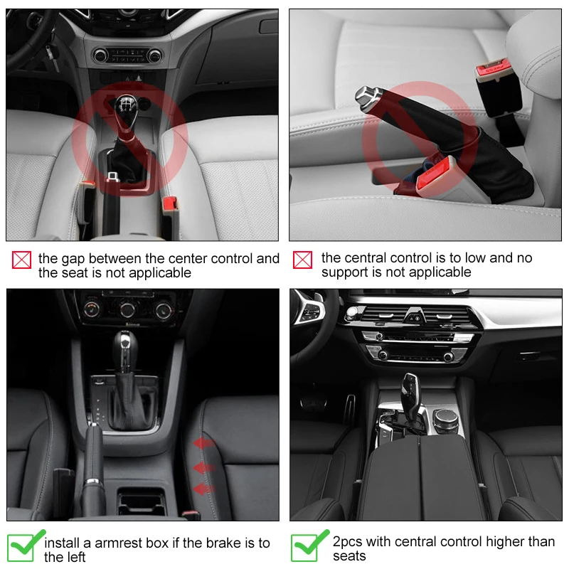 Универсальный автомобильный подлокотник-органайзер регулируемый подлокотник