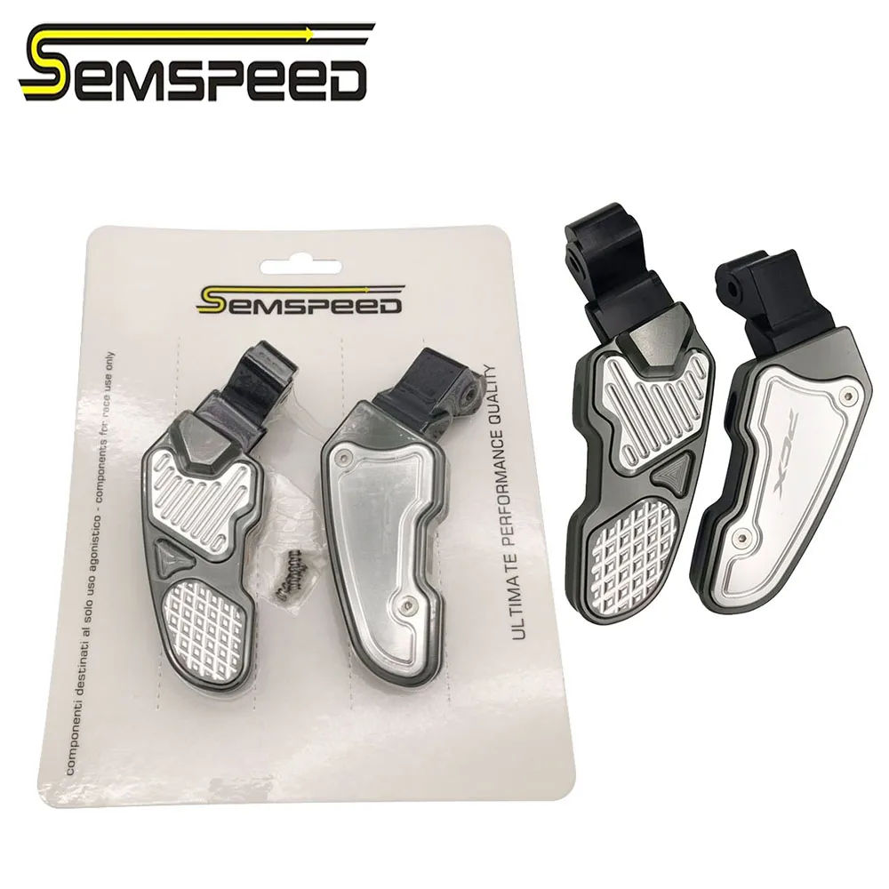 SEMSPEED сзади стопы ног педаль для Honda PCX 125 150 PCX125 PCX150 мотоциклетные Задние подножки шаги ног пластина