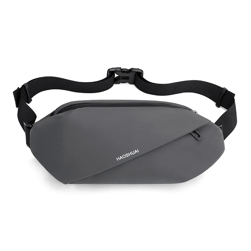 

Men's waist bag outdoor running mobile phone bag multi-function large-capacity chest bag leisure one-shoulder messenger bag