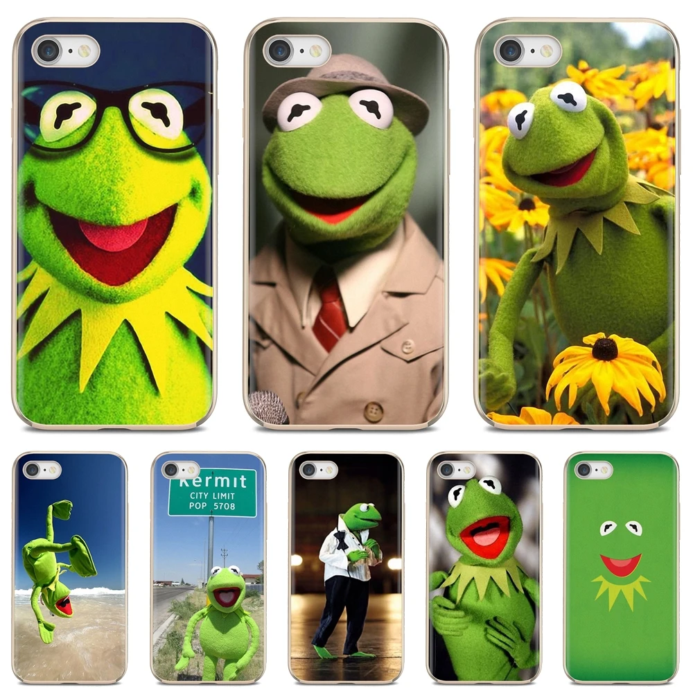 Мягкий чехол для Samsung Galaxy A10 A40 A50 A70 A3 A5 A7 A9 A8 A6 Plus 2018 2015 2016 2017 The Muppets Kermit Frog - купить по