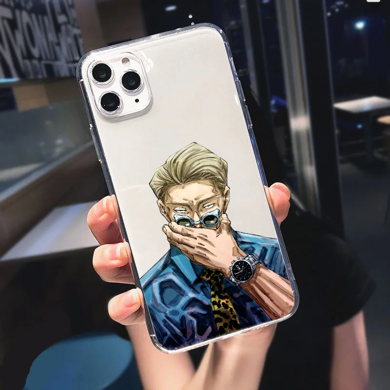 

Jujutsu Kaisen Satoru Gojo Cases For iPhone 12 Pro Max 11Pro SE 2020 6 6s 7 8 Plus Silicone Cover Coque For iPhone XR X Xs Max