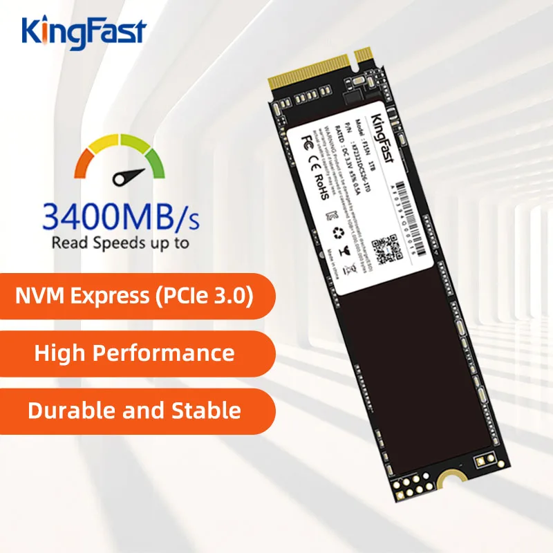 KingFast SSD M2 NVME 1 ТБ 256 ГБ 512 1ТБ 2 M.2 NVMe PCIe 2280 Внутренний жесткий диск для настольных