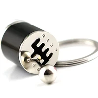 creative auto parts model 6 speed manual transmission shift lever keychain key ring