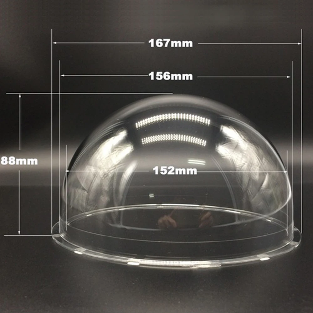 Акриловая Пластиковая купольная PTZ ip камера видеонаблюдения 167x88 мм 6 дюймов|plastic