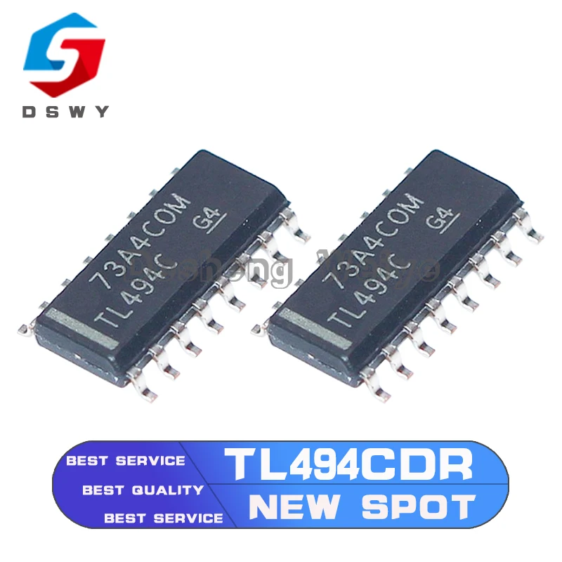 

10PCS TL494CD SOP-16 TL494CDR TL494C TL494 SOP16 SMD New and Original IC Chipset