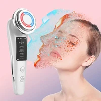 face lifting wrinkles removal facial massager skin tightening mesotherapy electroporation radio frequency led skin care tools