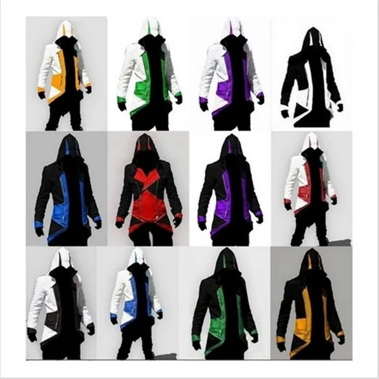 2009 модная куртка с героями мультфильмов на Хеллоуин Assassin Creed Connor игровой костюм