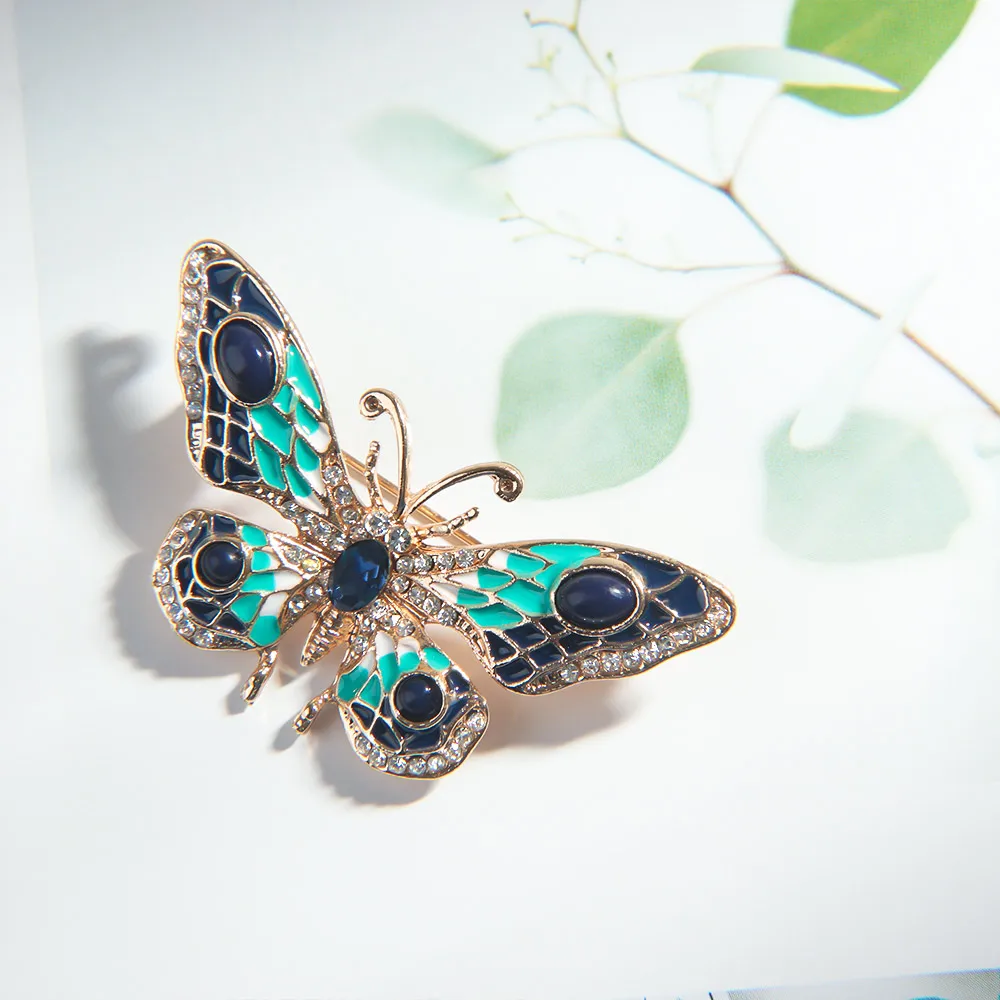 Кристальная булавка-брошь для женщин брошь-бабочка и брошь-стрекоза, ювелирные изделия модной свадебной вечеринки бижутерия, лучший подарок.