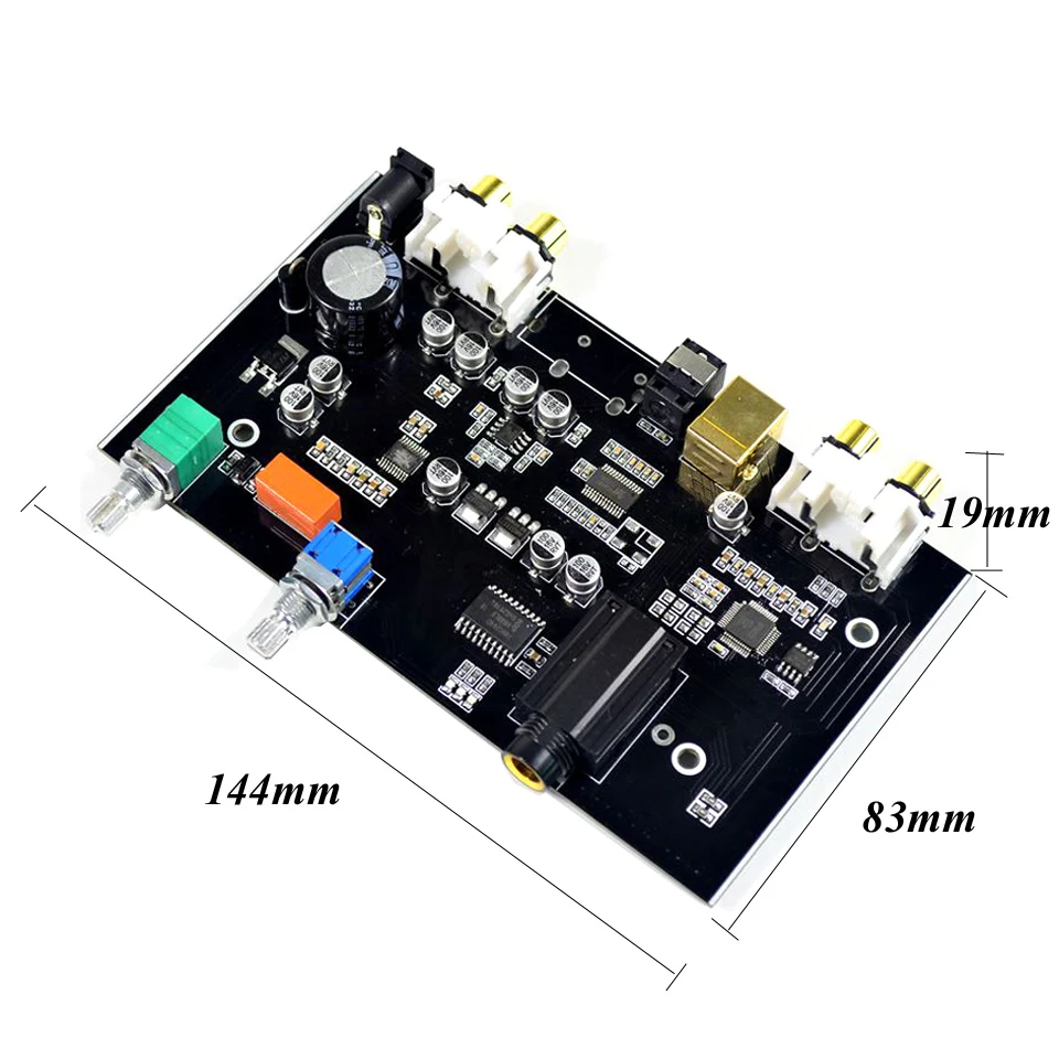 Оптический usb вход PCM5100 MS8416 NE5532 OP DC 12 В 24 бит 192 к с регулировкой громкости звука