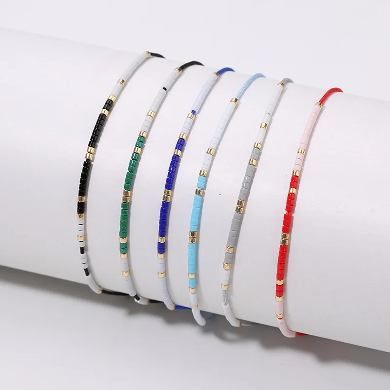 

New Bohemian Bracelet Fashion Bead Adjustable Multicolor Charm Bracelet Bangles for Women Jewelry Wholesale Armband Pulseras
