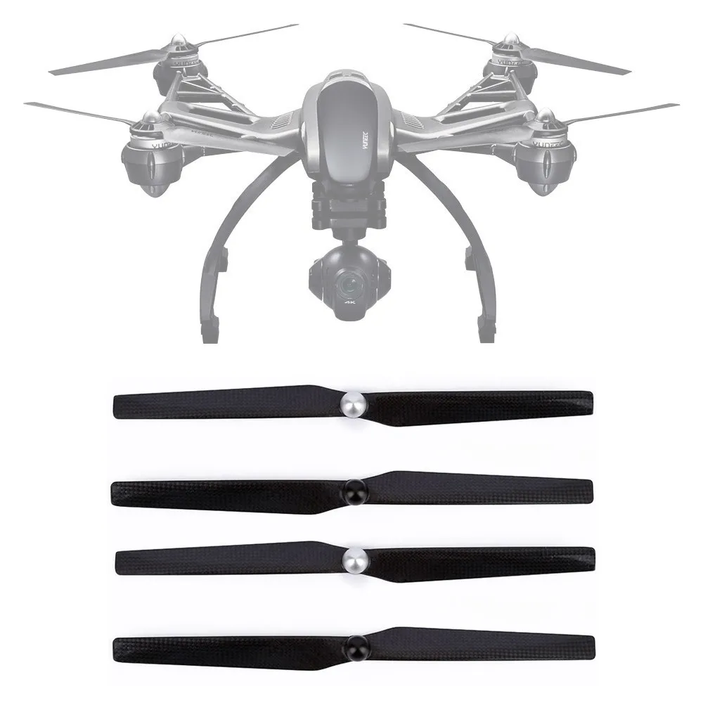 4 шт. пропеллеры из углеродного волокна с низким уровнем шума запасные лопасти