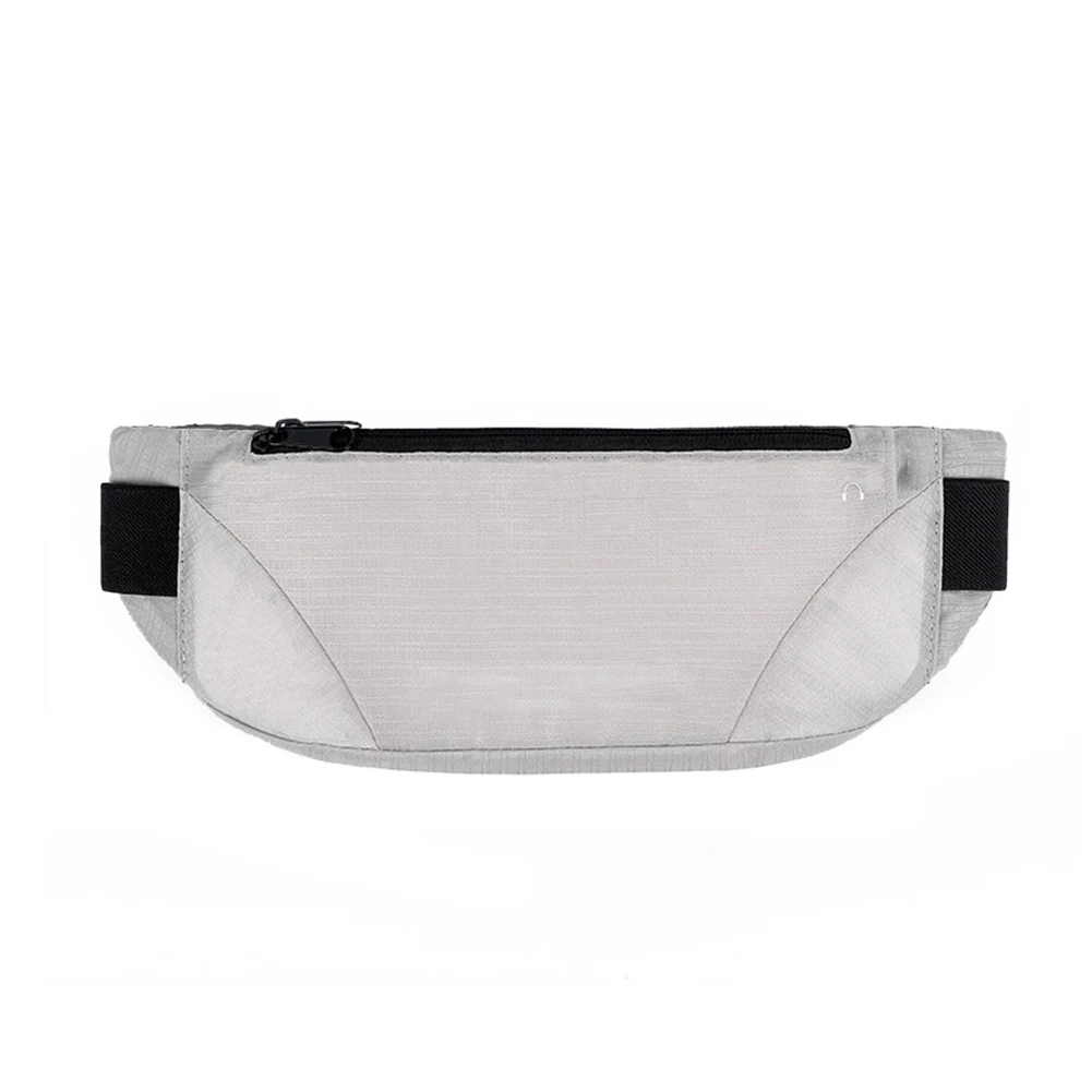 

Men Women Running Close-fitting Camping Earphone Hole Solid Waist Pack Zipper Waterproof Outdoor Sports Fashion Breathable