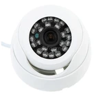 800TVL Крытая купольная камера ночного видения CCTV 24 светодиода широкоугольная IR Цветная камера